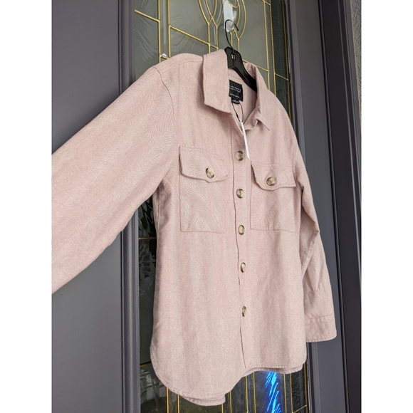 NWT Sanctuary herringbone shacket sz XS - Picture 5 of 7